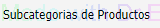 5. Mantenedor de Subcategoría de Producto